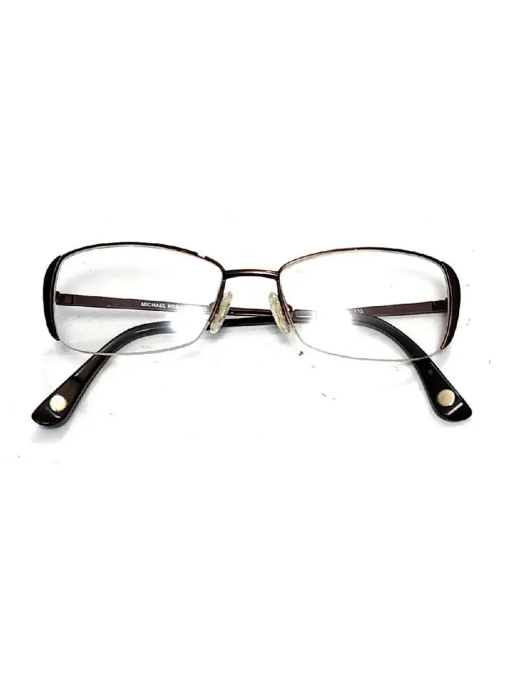 Michael Kors MK155 201 Sm Women Kids Brown Rectangle Eyeglasses Frame 48-16 135